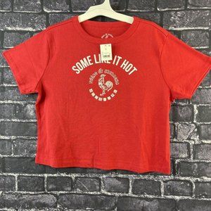 TUONG OT SRIRACHA Ladies XL Red Top "Some Like It Hot" Cropped